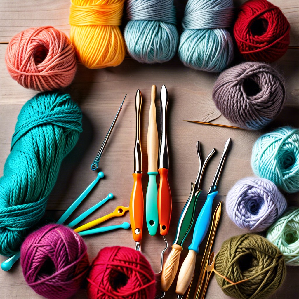 overview of crochet hook sizes