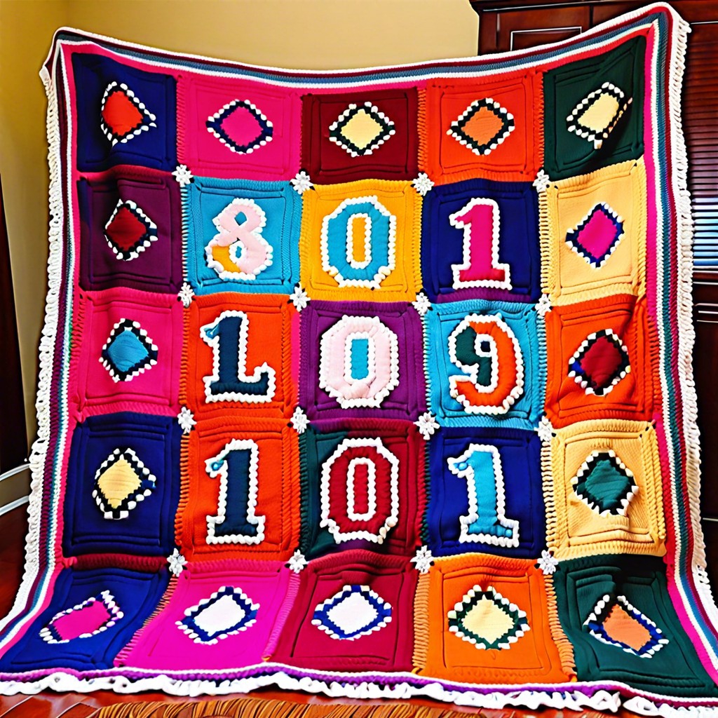 personalized afghan