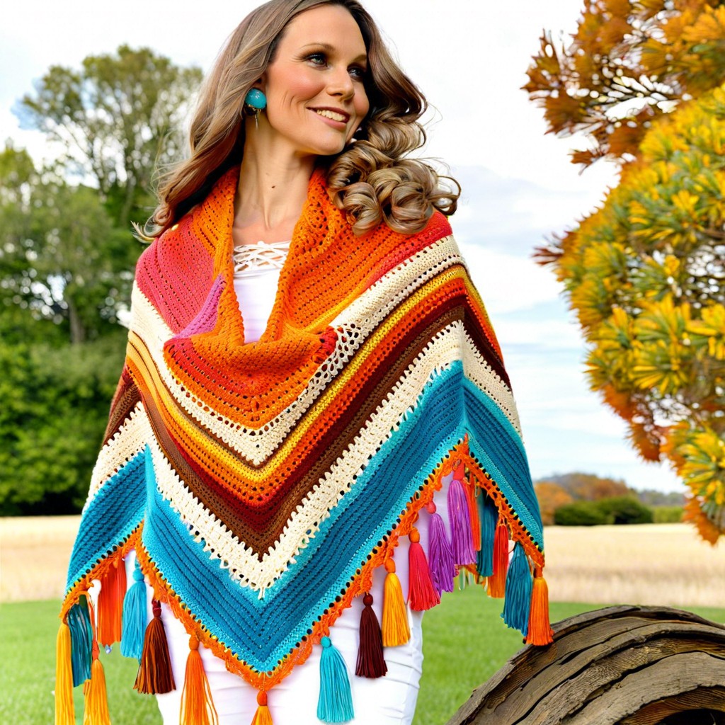 tassel trimmed shawls