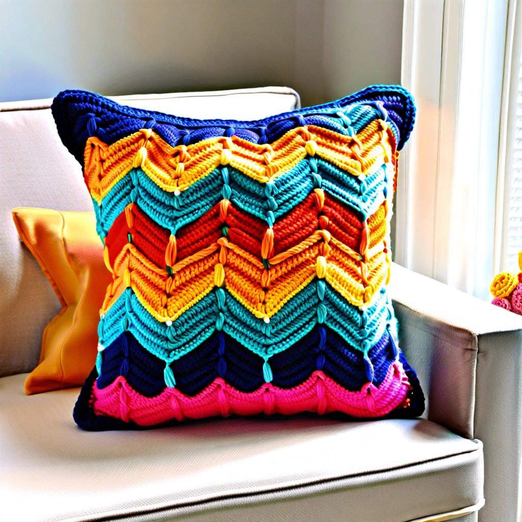 textured cushion cover