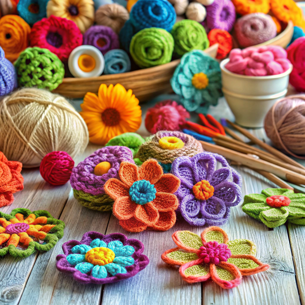 Small Crochet Flower: Craft Petals of Joy in Minutes