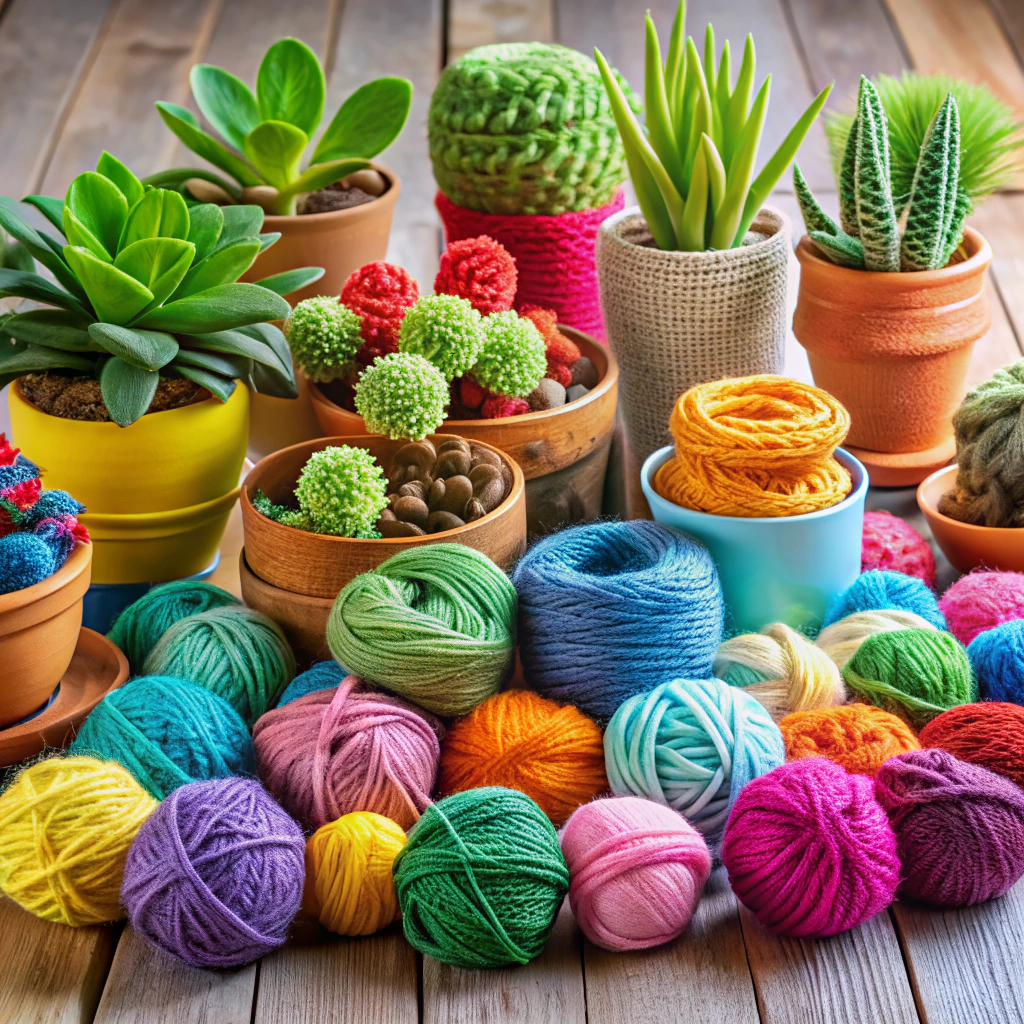 Crochet Plant Creations for a Greener Space